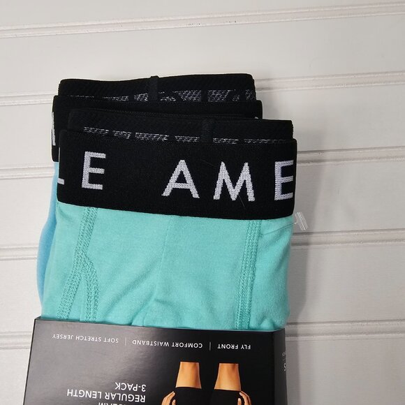 American Eagle Men's 2 Pack Blue Regular Length Boxer Briefs Size XS NIP Read - Picture 5 of 8